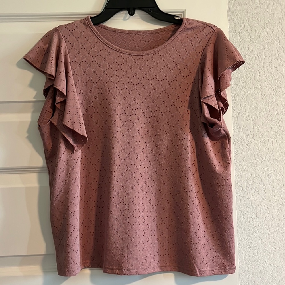 SHEIN Dusty Rose Top Sz Medium